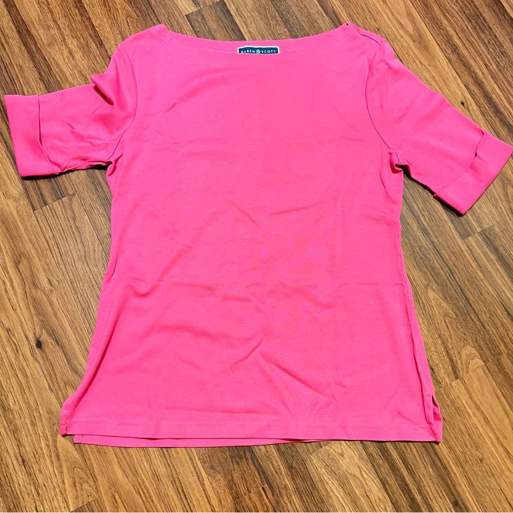 Karen Scott petites blouse size PM